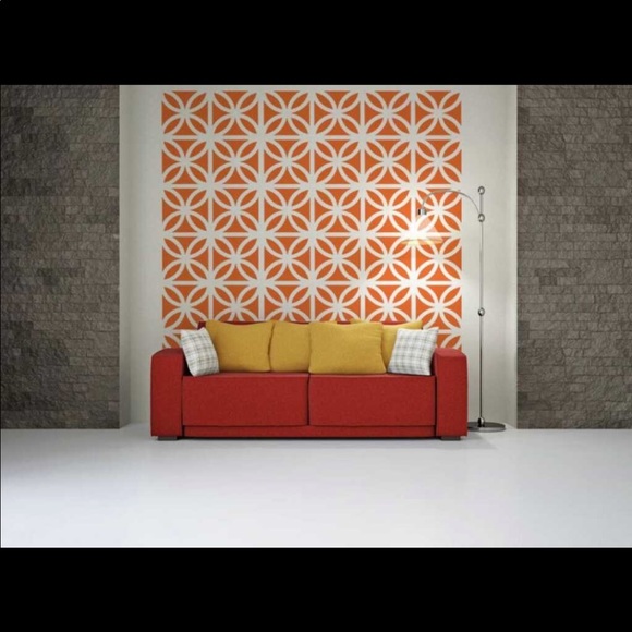 Mid Century Modern Breeze Block Decal - Picture 2 of 11